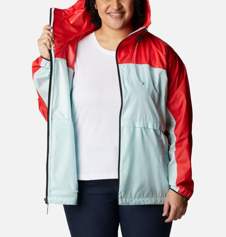 Jacheta Columbia Alpine Chill Windbreaker Dama Rosii Verde Menta | Plus Size XW1S8Q790